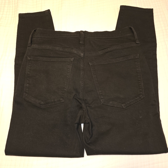 JCrew 9" Mid Rise Black Jeans - Picture 2 of 5